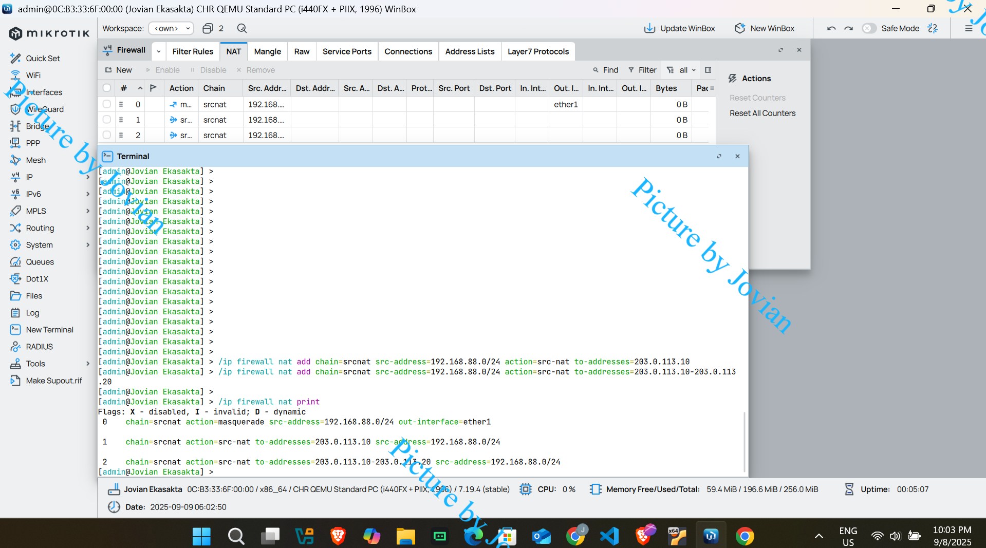SERVICE IP pada MikroTik RouterOS